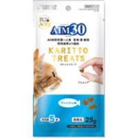 マルカン（サンライズ） ＡＩＭ３０　カリッとトリーツ　フィッシュ味２５ｇ 4973321943485 1セット（30個入り）（直送品）
