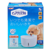 ジェックス（株）ＣＡ事業部 ピュアクリスタル　１．５Ｌ　犬用　ホワイト 4972547926586 1セット（2個入り）（直送品）