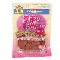ドギーマンハヤシ（株）食品営業部 うまい！レバースナックプレーン７０ｇ 4976555816105 1セット（36個入り）（直送品）