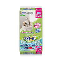 デオトイレ ペットシーツ 20枚入り×3パック + 10枚入り　+ 砂4ℓ Amazon | 消臭・抗菌シート 10枚入り×3個 | デオトイレ | トイレ