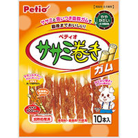 （株）ペティオ ササミ巻き　ガム１０本入 4903588126536 1セット（15個入り）（直送品）