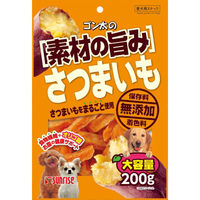 マルカン（サンライズ） ゴン太の素材の旨み　さつまいも２００ｇ 4973321931413 1セット（18個入り）（直送品）