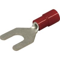 ニチフ端子工業 ニチフ 環境配慮形絶縁被覆付圧着端子 Y形(100P) TMEX 1.25Y-4L-WHI 1パック(100個)（直送品）