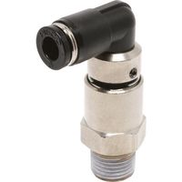 日本ピスコ PISCO ハイロータリジョイント エルボチューブ6ネジR1/4 RHL602 1個 809-5741（直送品）