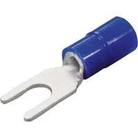 ニチフ端子工業 ニチフ 環境配慮形絶縁被覆付圧着端子 Y形(100P) TMEX 2Y-3.5-BLK 1パック(100個)（直送品）