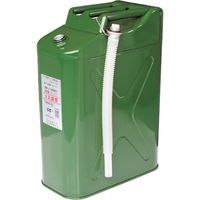 日本緑十字社 緑十字 防災用品 ガソリン携行缶 縦型 380389 1台 167-1739（直送品）