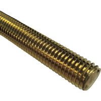 中海鋼業 寸切ボルト 真鍮(黄銅) 16×1000 (15本入) NZB-BS-161000 1箱(15本) 267-8321（直送品）