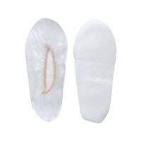 シモン 靴カバー オーバーシューズ 白 LL OVERSHUES-W-LL 1セット(10組) 816-6304（直送品）