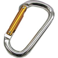 水本機械製作所 水本 アルミカラビナ(環なし)(ブルー) 線径11mm A-1448 1個 316-5038（直送品）