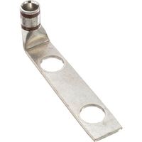 PANDUIT 銅製圧縮端子 2穴 電線サイズ AWG2 取付穴サイズ 9.5mm 取付穴間隔 25.4mm バレル角度 90度 LCDX2（直送品）