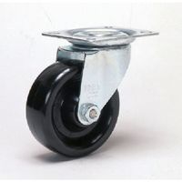 シシクSISIKUアドクライス シシク 耐熱樹脂車輪付キャスター 自在 100径 スチール LI-PHN102G 1個 135-0257（直送品）