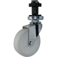 ハンマーキャスター ハンマー パイプ差込み旋回式ナイロン車輪 65mm φ38用 4202EN-N65 1個 814-3083（直送品）