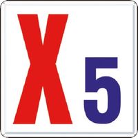 つくし工房 つくし 通り芯表示(カラー鋼板) [X5] J63-X5 1枚 183-5396（直送品）