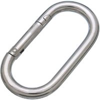水本機械製作所 水本 カラビナ(環なし) SUS316 A-2656 1個 336-8047（直送品）