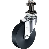 ハンマーキャスター ハンマー パイプ差込み旋回式MCナイロン車輪 150mm 角32用 4205EN-MC150 1個 814-1224（直送品）