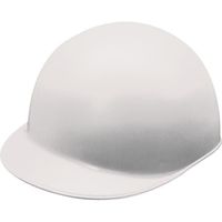 ユニット ヘルメット野球帽型(飛・電)白 ABS 377-23WH 1個 739-7232（直送品）