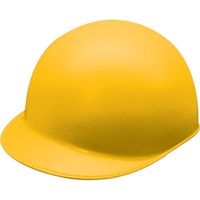 ユニット ヘルメット野球帽型(飛・墜・電)黄 ABS 377-24YE 1個 739-7291（直送品）