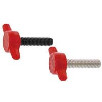 SUNCO ステンレス サムスクリュー 全ネジ T型 赤