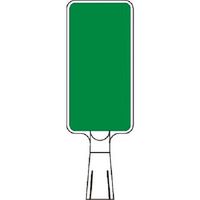 つくし工房 つくし コーンサインスタンド タテ型片面 ー無地ー 緑 CS-79 1台 184-4819（直送品）