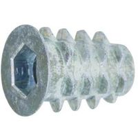 SUNCO 三価ホワイト 鬼目ナット Dタイプ 6 X 25 (100本入) 6100000D0060025003 1箱(100本)（直送品）