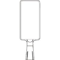 つくし工房 つくし コーンサインスタンド タテ型両面 ー無地ー 白 CS-199 1台 184-4739（直送品）