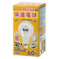 旭光電機工業 アサヒ　ヒヨコ電球　ＰＳ８０　６０Ｗ　鳥　保温 43484 1個（直送品）