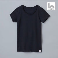 HONESTIES　国産裏表なしKIDS　Tシャツ/黒/120　1着（直送品）