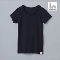 HONESTIES　国産裏表なしKIDS　Tシャツ/黒/110　1着（直送品）