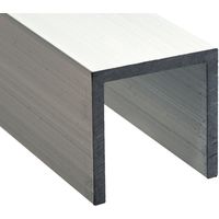 泰豊トレーディング Eggs　アルミチャンネル　シルバー　厚み2×縦20×横20×長さ1000mm　1本（直送品）