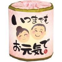 林製紙 (2345)いつまでもお元気で1ロール個包装トイレットペーパー 120493 1個