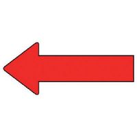 ユニット 配管ステッカー 方向表示 赤(中) 40×100 10枚組 AS.23.8M 1組(10枚) 745-7944（直送品）