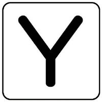 ユニット 配管ステッカー Y(大) アルミ 80×80 10枚組 AS.25.25L 1組(10枚) 745-9131（直送品）