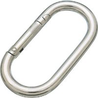 水本機械製作所 水本 ステンレス カラビナ SUS316 環なし K-1 316 1個 318-2345（直送品）