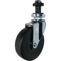 ハンマーキャスター ハンマー パイプ差込み旋回式ゴム車輪 150mm φ32用 4201EN-R150 1個 814-3003（直送品）