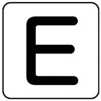 ユニット 配管ステッカー E(小) アルミ 40×40 10枚組 AS.25.5S 1組(10枚) 745-9351（直送品）