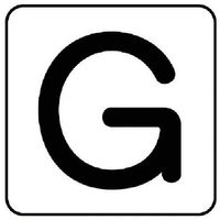 ユニット 配管ステッカー G(大) アルミ 80×80 10枚組 AS.25.7L 1組(10枚) 745-9416（直送品）