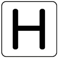 ユニット 配管ステッカー H(中) アルミ 60×60 10枚組 AS.25.8M 1組(10枚) 745-9467（直送品）