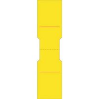 つくし工房 つくし ケーブルタグ二つ折式 黄色無地(10枚1組) 28-F 1組(10枚) 183-5233（直送品）
