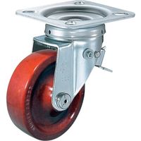 ハンマーキャスター ハンマー スイッチキャスター フェノール車輪 100mm 400F0S-PH100 1個 814-0780（直送品）