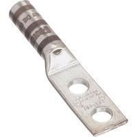 PANDUIT 銅製圧縮端子 2穴 電線サイズ AWG4 取付穴サイズ 104mm 取付穴間隔 254mm LCCX4ー38DーL（直送品）