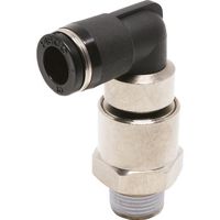 日本ピスコ PISCO ハイロータリジョイント エルボチューブ10ネジR3/8 RHL1003 1個 809-5735（直送品）