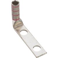 PANDUIT 銅製圧縮端子 2穴 電線サイズ AWG1/0 取付穴サイズ 69mm 取付穴間隔 191mm バレル角度 90度 LCCX1（直送品）