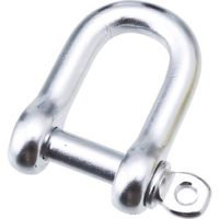 水本機械製作所 水本 アルミシャックル(シルバー) 呼び8mm ALP-8S 1個 113-4615（直送品）