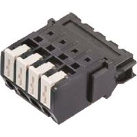 サトーパーツ 2ピース型スクリューレス端子台 SL-4500-AJシ SL-4500-AJ-4PB 183-1506（直送品）