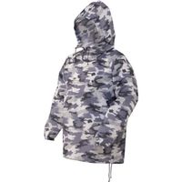 川西工業 川西 カモフラヤッケ グレー Lサイズ 4300G-L 1セット(5着) 854-5598（直送品）