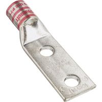 PANDUIT 銅製圧縮端子 2穴 電線サイズ AWG8 取付穴サイズ 4.8mm 取付穴間隔 16mm LCDX8ー10AーL（直送品）