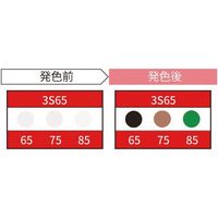 因幡電機産業 JAPPY サーモカラーセンサー(20枚入り) 3S65-JP 1箱(20枚) 369-6879（直送品）