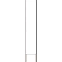 つくし工房 つくし スリム高輝度反射立看板 無地(白) KK-200W 1台 184-4924（直送品）