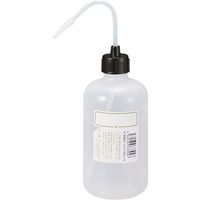 東京硝子器械 TGK NT洗瓶 カラーcap 細口 500mL 色12 BK 927-22-21-52 1本 185-7150（直送品）