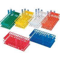 東京硝子器械 TGK アンワイヤー試験管立て 13mm用 緑色 602-21-25-45 1個 183-4364（直送品）